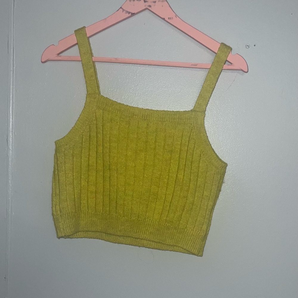 Wild Fable Yellow Knit Top - Picture 2 of 4